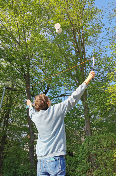 Jonglieren Diabolo Tricks