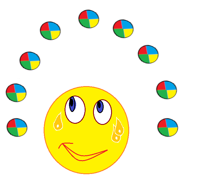 Harte Arbeit beim Training